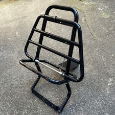 Gepäckträger Vespa PX schwarz hinten klappbar gebraucht