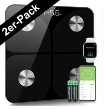 2er Pack  Körperfettwaage