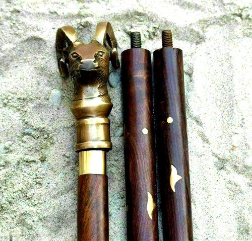 Vintage bergziege messing - bergziege,
