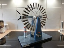 Wimshurst Influenzmaschine 38cm hoch, 2 Scheiben, wie neu