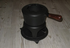 Fondueset Topf Gusseisen mit
