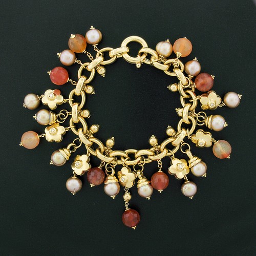 Bonato 18k gold diamant - 18k, blume