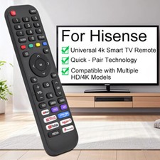 Für Hisense Smart TV 4K UHD mit Netflix Prime Ersatz Fernbedienung Universal