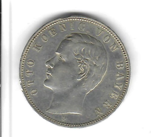 Silbermünze deut reich 5 - silbermünze,