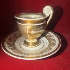 Biedermeier Mokka Tasse mit