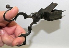 Antike dochtschere eisen - dochtschere,