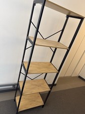 Regal 5 Ebenen Holz Metall