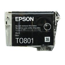 Original Epson Tinten Patrone T0801 schwarz für Stylus Photo 50 650 700 800 Blis