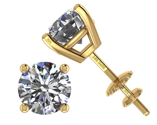 Ohrringe gelbgold plattiert - ohrringe,