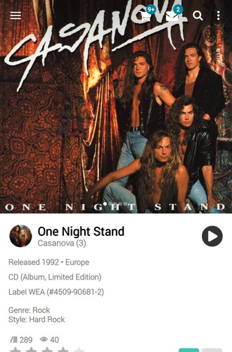 Casanova one night - night, cd