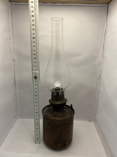 Petroleumlampe antik kupfer - petroleumlampe,