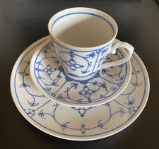 •♥• Winterling Schwarzenbach Bavaria Germany Kaffeeset weiß blau Porzellan •♥•