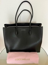 Coccinelle Tasche 100 % Leder Schwarz Neuwertig 35 x 28 x 15