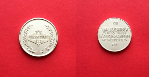 Ddr medaille veb kombinat - ddr,