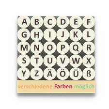 Custom Druck Alphabet 26