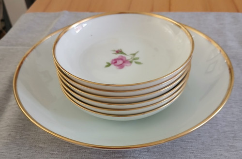 Gebäckschale mit - , 6