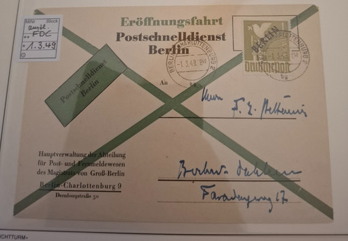 Berlin 17 fdc - berlin,