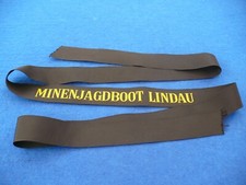 Bundeswehr Marine Mützenband Minenjagdboot Lindau
