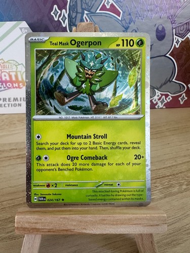 Pokémon tcg teal mask - pokémon, ogerpon