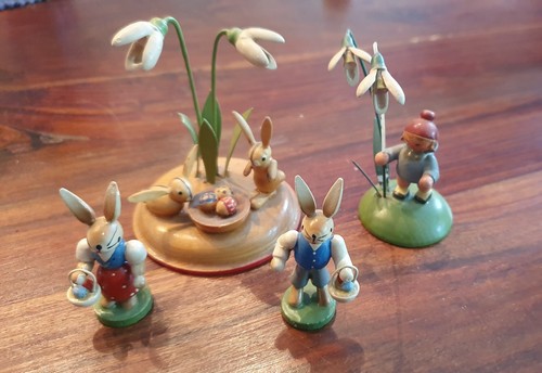 4er gruppe holzfiguren - gruppe,