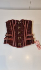 SHEIN Vollbrust Corsage Taillen Schnür Damenkorsett Gothic, Gr. S, braun. NEU!