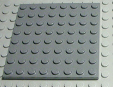 Lego Plate 8x8 New Dark Grey
