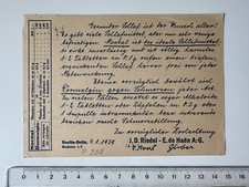 Mitteilung 1929 Fa. J.D