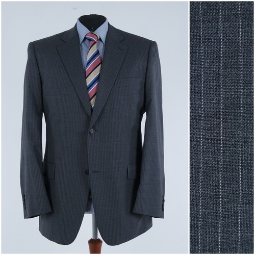 Grauer herrenblazer gestreift - herrenblazer,