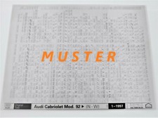 AUDI A8 Mod. 94 (R-V) ab MJ 1994 original ERSATZTEIL KATALOG ETK Mikrofiche