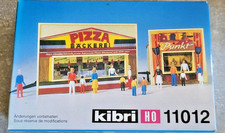 Kibri 11012 1:87/HO Kirmes Buden Pizza + Dosenwerfen, unbenutzt in alter OVP