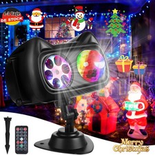 Weihnachten Licht Projektor LED Laser Outdoor Landschaft Xmas Garten Lampe IP65