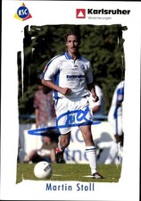 Autogrammkarte Fußballer Martin Stoll, Karlsruher SC, Autogramm - 11422211