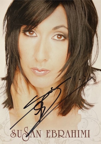 Autogramm susan ebrahimi - autogramm,