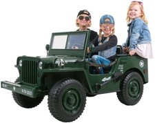 Kinder Elektroauto Jeep Willys Kinderauto Geländewagen elektrisch SUV Auto