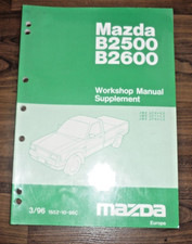 MAZDA B2500 B2600 Workshop Manual Supplement 1996