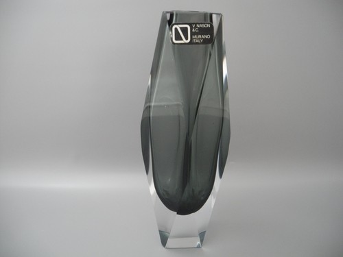Murano blockvase glas nason - blockvase, v.