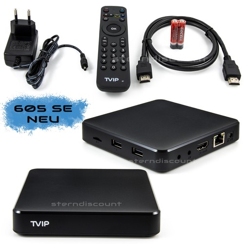 Tvip 605 smart iptv box - smart, 4k