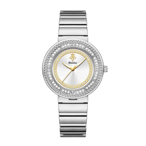Damen luxus quarzuhr mit - damen,