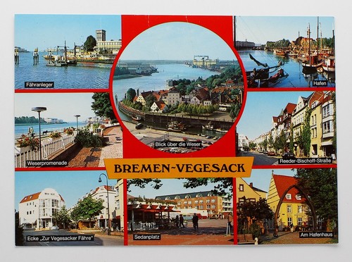 Postkarte bremen vegesack - postkarte,