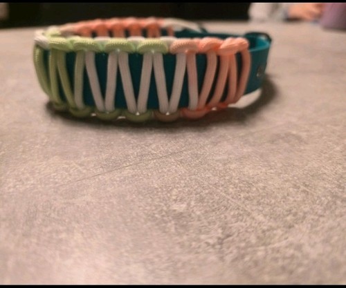 Paracord halsband mit biothane - paracord,