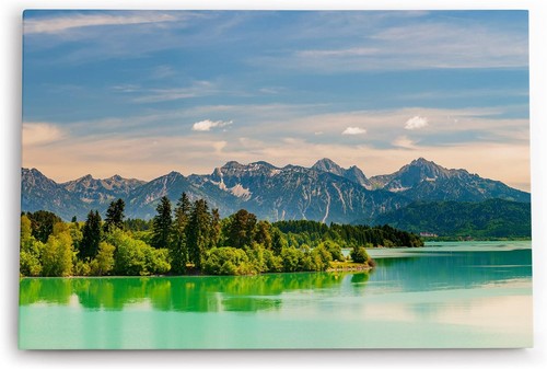 120x80cm wandbild forggensee - 120x80cm,