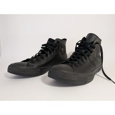 NEU | Converse Chuck Taylor All Star Hi | Leder | Triple Black | Gr. 46 | US 12