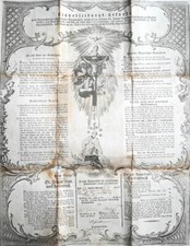 1840 Nepomuk Urkunde