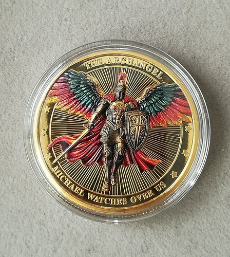 Medaille erzengel michael - erzengel,