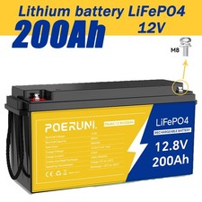 12V 200AH LiFePO4 Deep Cycle