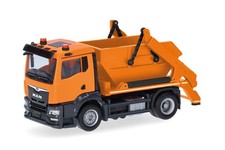 herpa 319768 MAN TGS NN Absetzkipper AK12 - kommunalorange 1:87 NEU + OVP