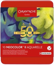 CARAN D'ACHE Aquarell-Wachsmalstift NEOCOLOR II "Lush" 10 Stifte