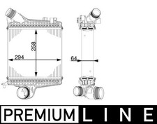 MAHLE Ladeluftkühler PREMIUM