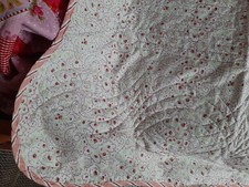 Linvosges  Tagesdecke wattiert gesteppt rose France