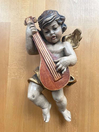 Schöne alte holzfigur in - holzfigur, ,